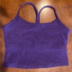 NEW Beyond Yoga Spacedye Slim Racerback Cropped Tank w/ Shelf Bra, Medium
